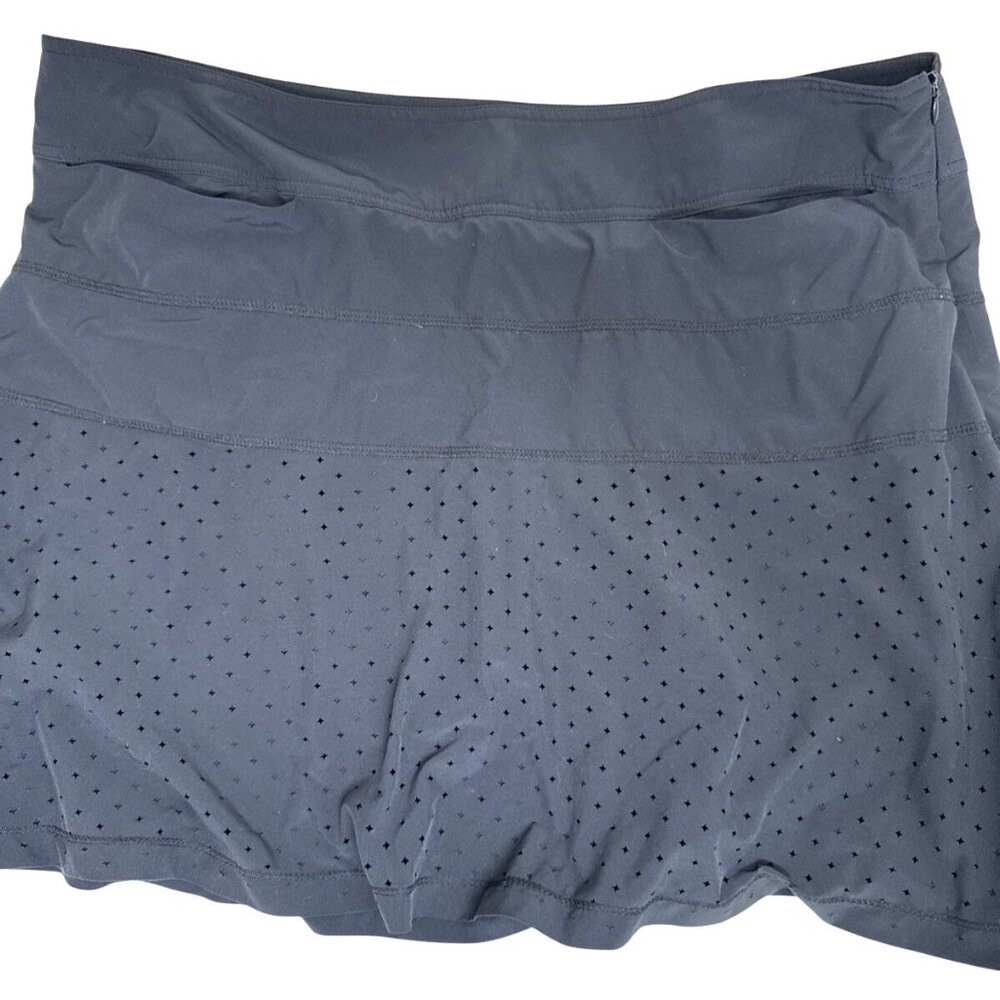 Chase54 Womens Golf Skort Perforated Black 14